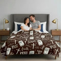 Super Soft Christian Jesus Blanket For Ultimate Comfort & Faith Inspiration Lightweight Cozy Warm Blankets For Sofa Bedroom & Living Room Couch Room Decorationbed